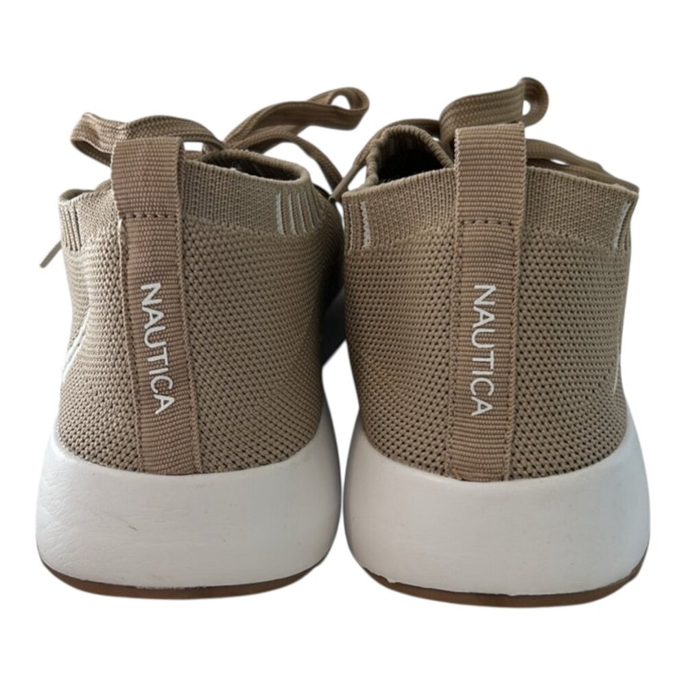 Nautica Women's Knit Lace-Up Slip-on Sneakers Size 8.5 Casual Athletic - Picture 4 of 6